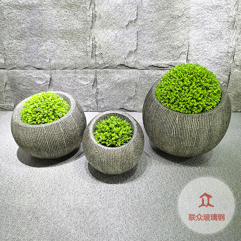 玻璃鋼花盆來圖來樣定制生產哪家工廠好