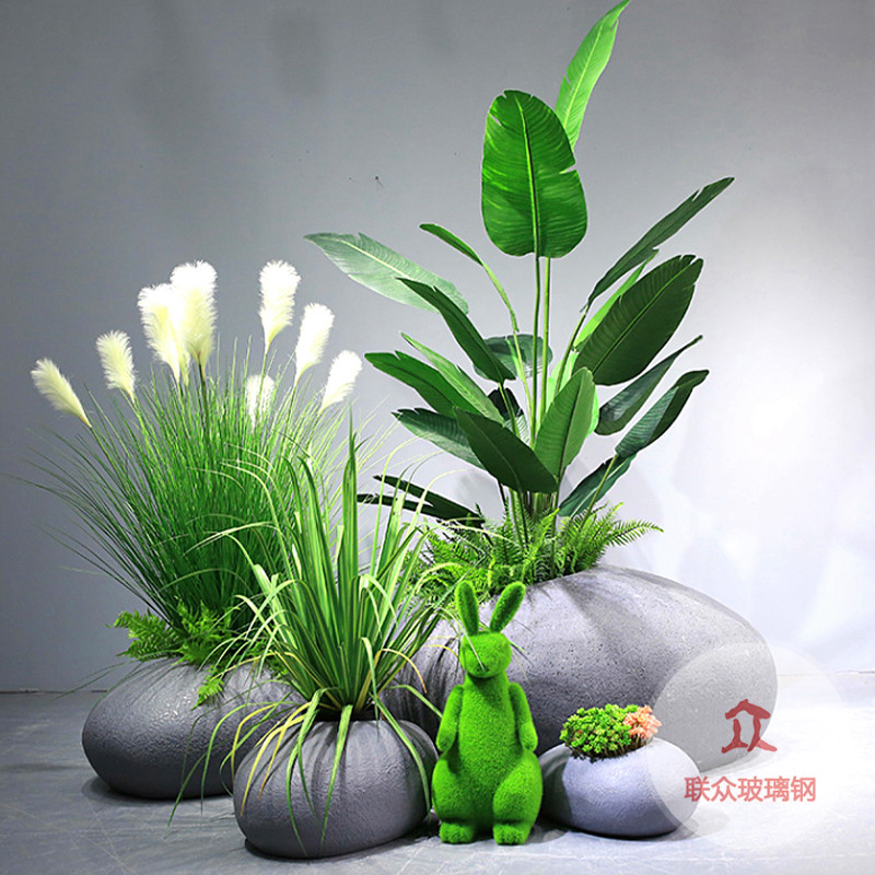 玻璃鋼休閑椅和花盆組合，有啥不一樣的優(yōu)勢(shì)