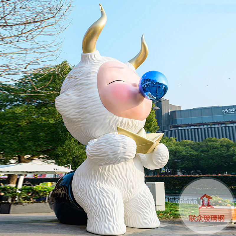大型玻璃鋼雕塑工程產(chǎn)品的安裝方法|玻璃鋼卡通雕塑