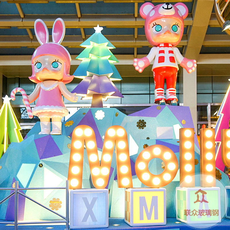 玻璃鋼卡通雕塑造型可以應(yīng)用在哪些場合？