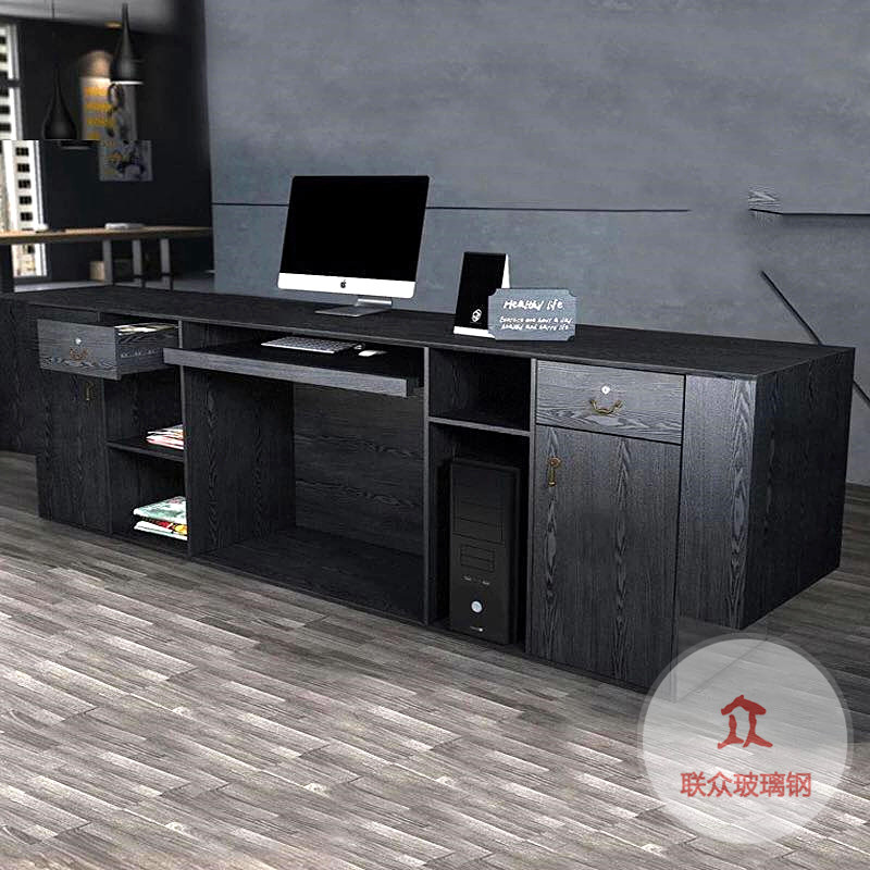 玻璃鋼大型高檔酒店公司客服接待前臺樹脂收銀臺亮光服務(wù)臺辦公